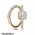Women's Pandora 14K Gold Timeless Elegance Ring Stack Jewelry