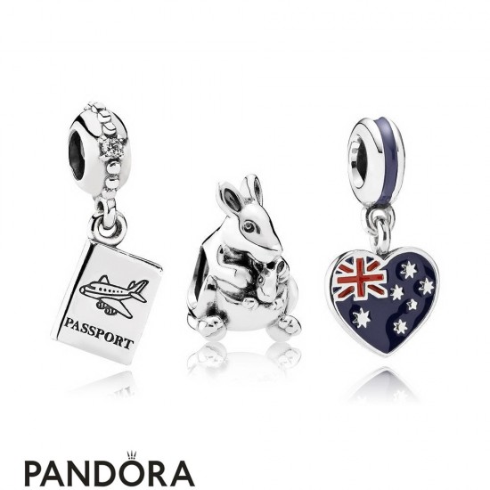 Women's Pandora Escape To Australia Charm Set Jewelry