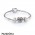 Women's Pandora July Signature Heart Birthstone Charm Bracelet Set Jewelry