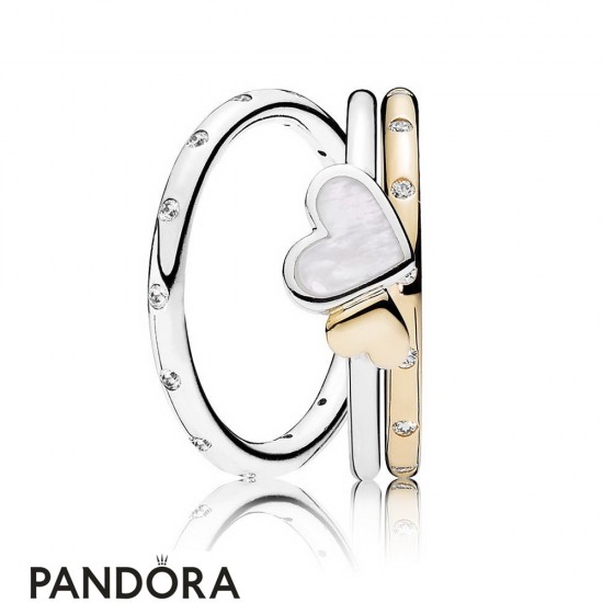 Women's Pandora Love Drops Ring Stack Jewelry