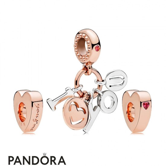 Pandora Rose I Love You Charm Pack Jewelry