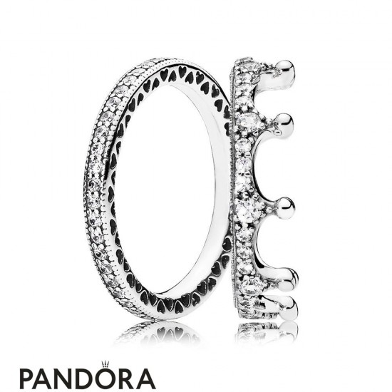 Women's Pandora Sterling Silver Enchanting Ring Stack Jewelry