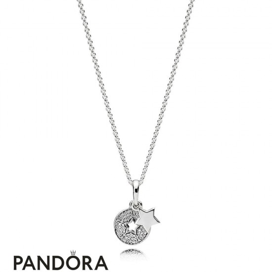 Pandora Chains With Pendant Celebration Stars Necklace Jewelry