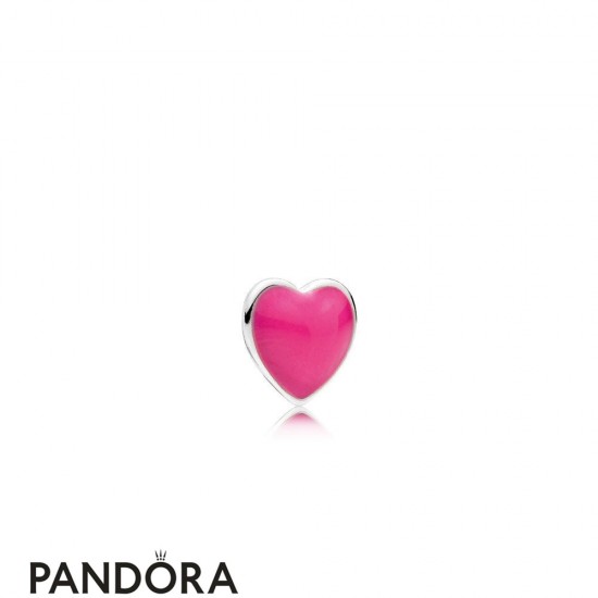 Pandora Lockets Magenta Heart Petite Charm Jewelry