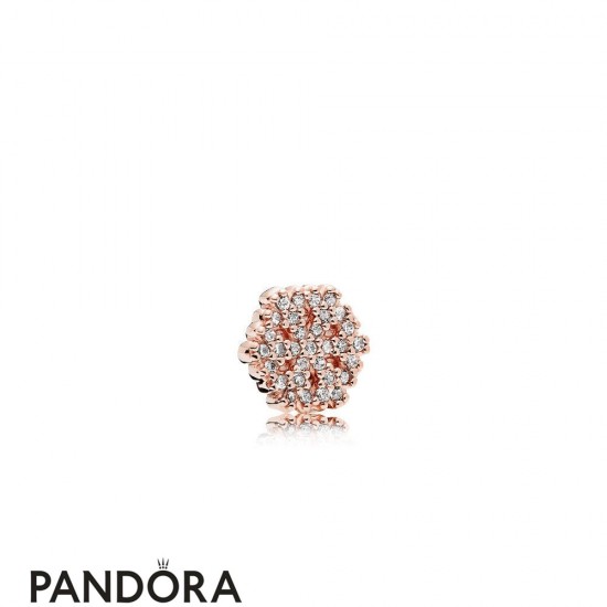 Pandora Lockets Shimmering Snowflake Petite Charm Pandora Rose Jewelry