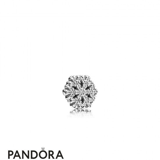 Pandora Lockets Sparkling Snowflake Petite Charm Jewelry