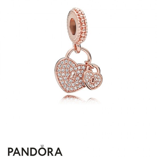 Pandora Pendants Pandora Love Locks Pendant Charm Rose Pendant Jewelry
